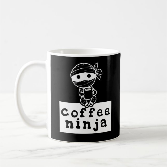 Kaffee Ninja Kaffeetasse (Links)