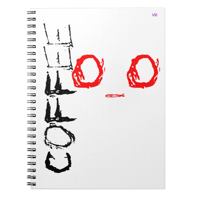 Kaffee-Notizbuch (Nagel-Kratzer) Notizblock (Vorderseite)