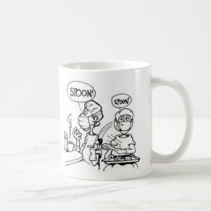 Kaffee-Notkaffeetasse Tasse