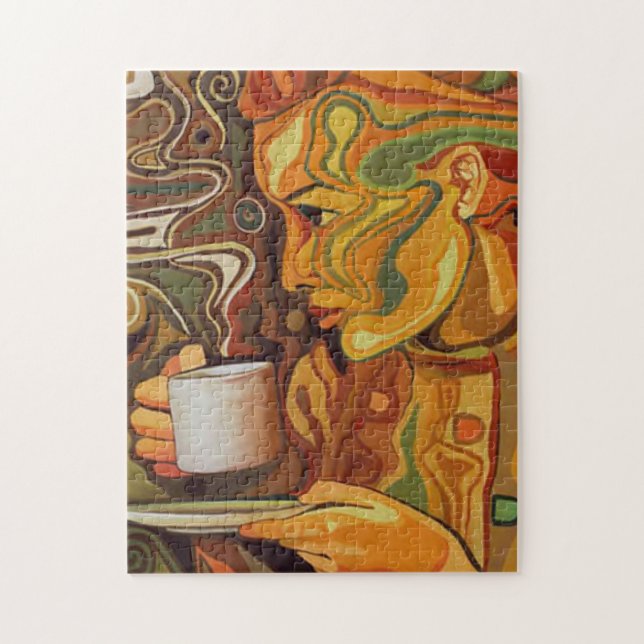 Kaffee-oder Tee-Puzzlespiel Puzzle (Vertikal)