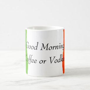 Kaffee oder Wodka Kaffeetasse