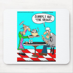 Kaffee ohne Kühe Funny T-Shirts Tasse & Geschenke Mousepad