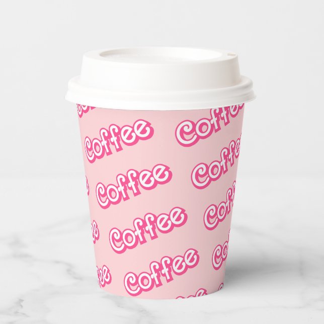 Kaffee Pappbecher (Vorderseite)