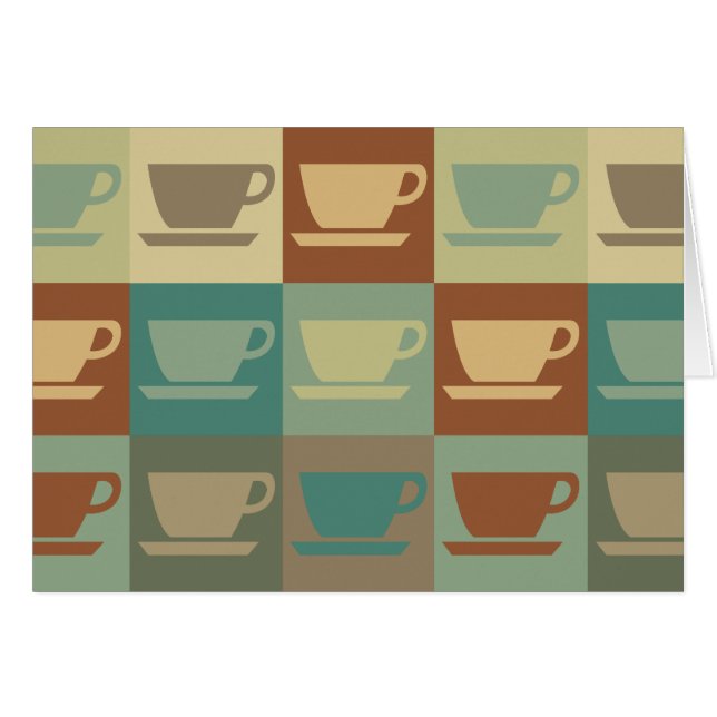 Kaffee-Pop-Kunst (Vorderseite (Horizontal))
