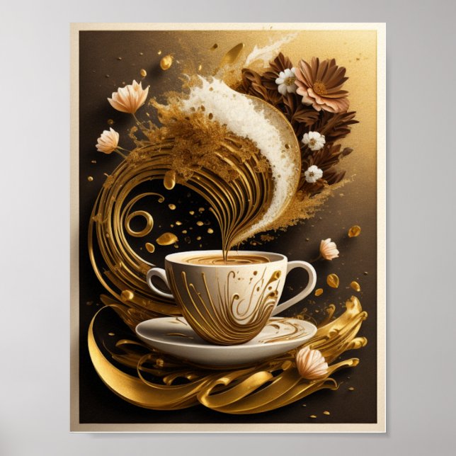 Kaffee Poster (Vorne)