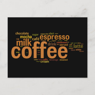 Kaffee Postkarte