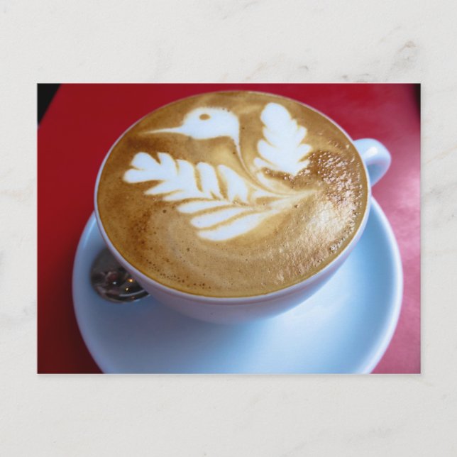 Kaffee Postkarte (Vorderseite)