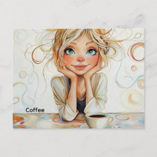 Kaffee Postkarte