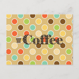 Kaffee Postkarte