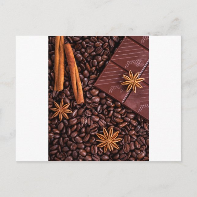 Kaffee Postkarte (Vorderseite)