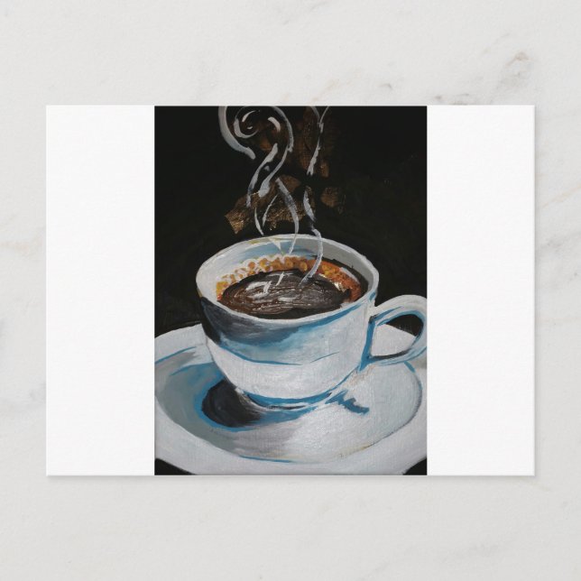 Kaffee Postkarte (Vorderseite)