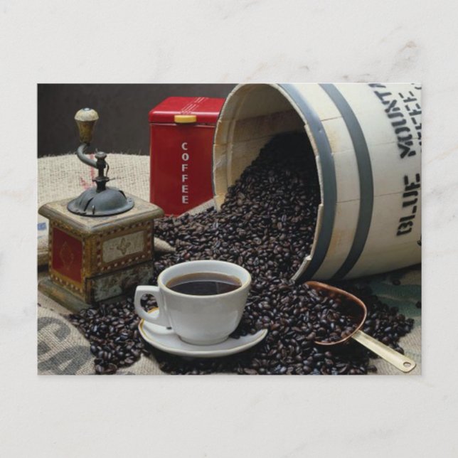 Kaffee Postkarte (Vorderseite)