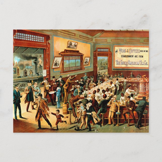 Kaffee - Postkarte (Vorderseite)