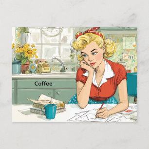 Kaffee Postkarte