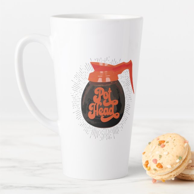 (Kaffee) Pot Head Latte Tasse (Beispiel)