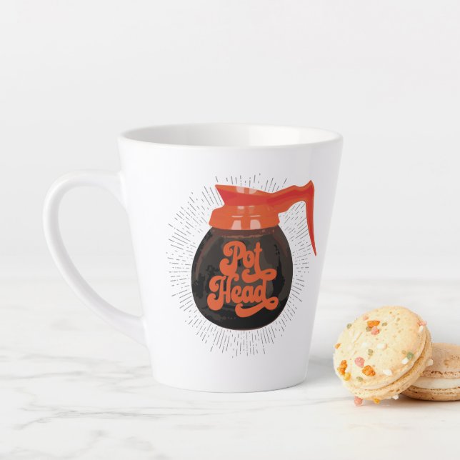 (Kaffee) Pot Head Latte Tasse (Beispiel)