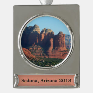 Kaffee Pot Rock I in Sedona Banner-Ornament Silber