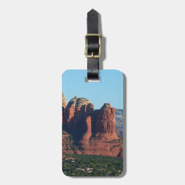 Kaffee Pot Rock I in Sedona Gepäckanhänger (Vorderseite vertikal)