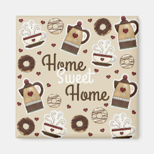 Kaffee Pot und Cup Magnet