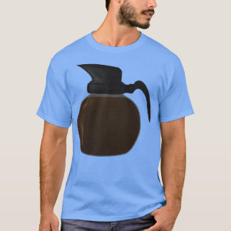 Kaffee Pot w Black Lid T-Shirt