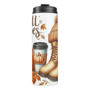 KAFFEE & PUMPKINS FÜR BROWFALL-AUTUMNBOOTE THERMOSBECHER