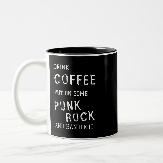 KAFFEE & PUNKROCK TASSE (Links)
