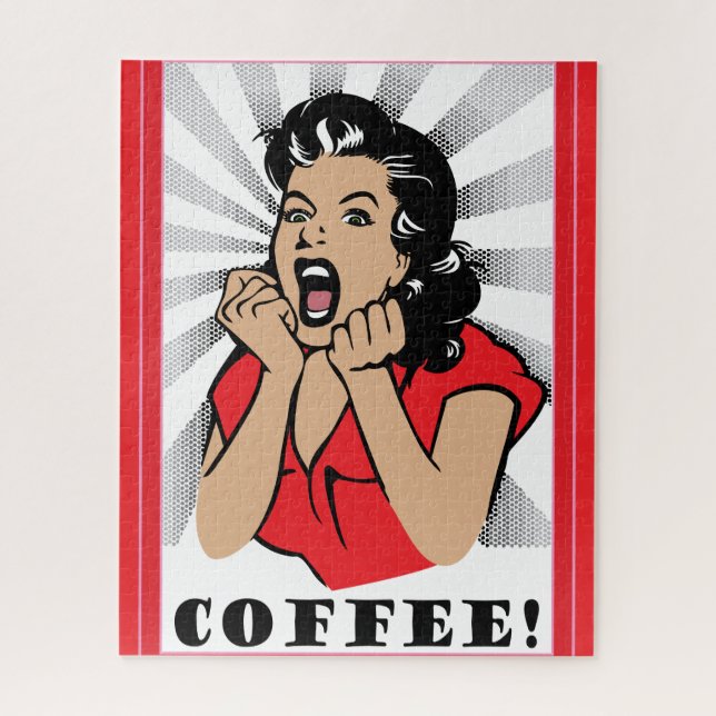 Kaffee Puzzle (Vertikal)