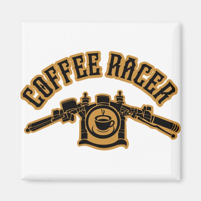 KAFFEE RACER MAGNET (Vorne)