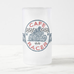 Kaffee-Racer Mattglas Bierglas