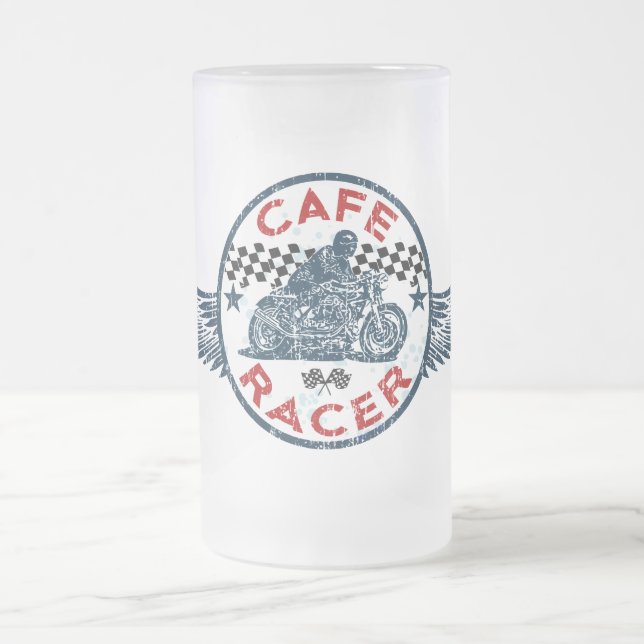 Kaffee-Racer Mattglas Bierglas (Mittel)