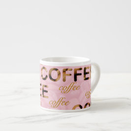 Kaffee Rosa Gold Espressotasse