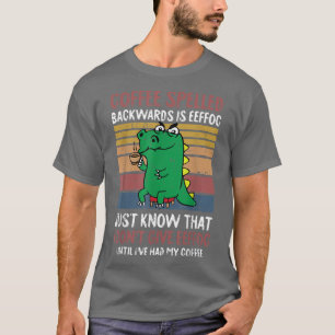 Kaffee rückwärts geschrieben ist Eeffoc Coffein Ba T-Shirt