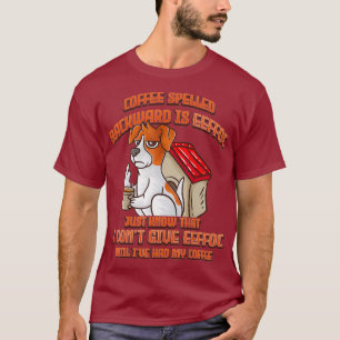 Kaffee rückwärts geschrieben ist Eeffoc lustiger J T-Shirt