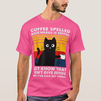 Kaffee rückwärts geschrieben ist Eeffoc Tasse, Bla T-Shirt