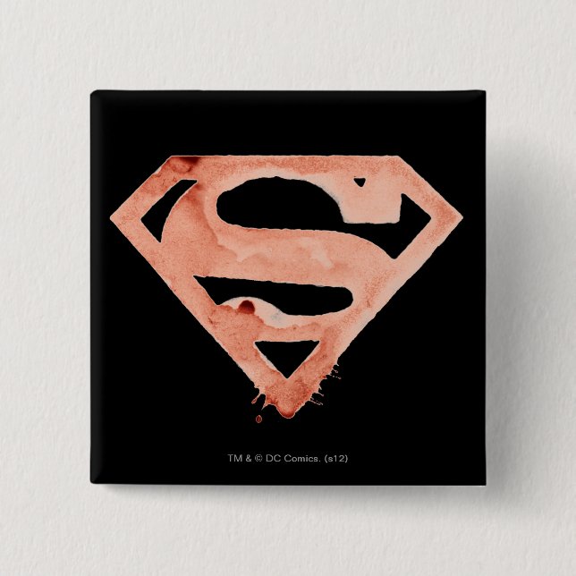 Kaffee S Symbol - Rot Button (Vorderseite)