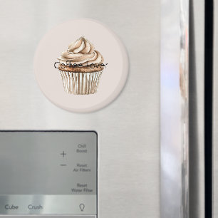 Kaffee-Sahne-Muffin Magnet