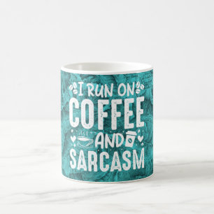 Kaffee Sarcasm Topographische Karte Blue Kaffeetasse