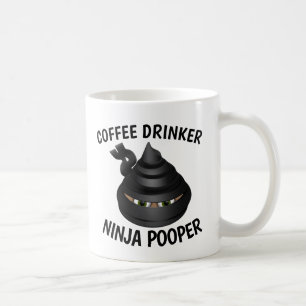KAFFEE SCHISS NINJA SCHISSPOTTMÜTZEN KAFFEETASSE