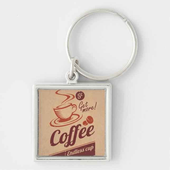 Kaffee Schlüsselanhänger (Vorne)