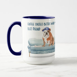 Kaffee schmeckt besser. English Bulldog Edition Tasse