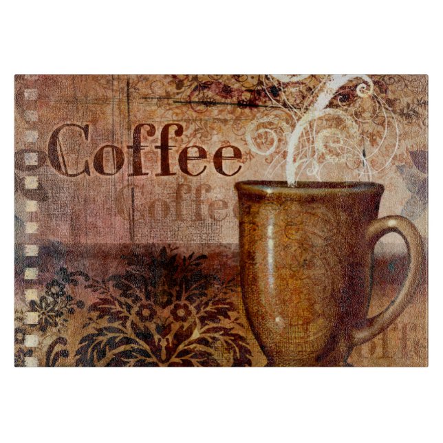 Kaffee Schneidebrett (Vorderseite)