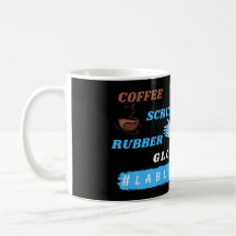 Kaffee-Schrubber und Gummihandschuhe - Lablife Lab