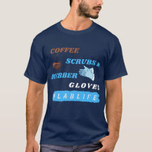 Kaffee-Schrubber und Gummihandschuhe - Lablife Lab