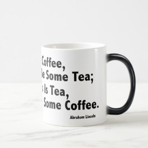 Kaffee? Schwarz/Weiß 11 oz Morphing Tasse