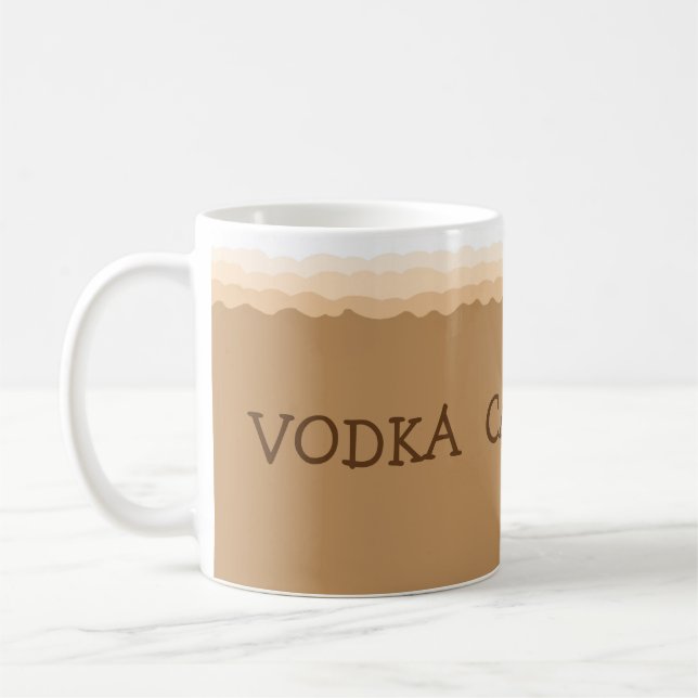 Kaffee Secret Vodka Camouflage Tasse (Links)