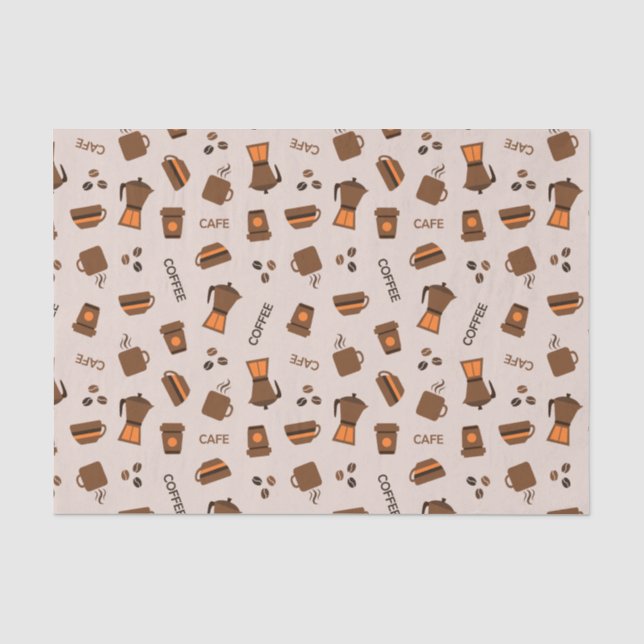 Kaffee Seidenpapier (Vorderseite)