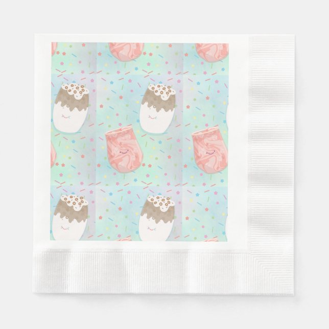 Kaffee Serviette (Vorderseite)