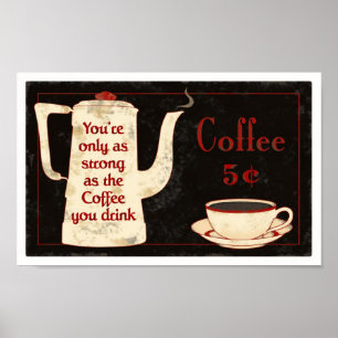 Kaffee sign1 poster