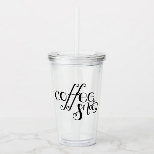 Kaffee-Snob Isoliertrommel Acryltrinkbecher