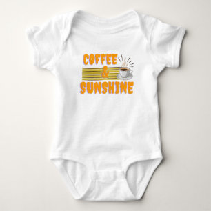 Kaffee & Sonnenschein – Positive Morgen-Vibes Baby Strampler